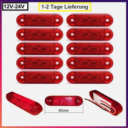 10x led begrenzungsleuchten - 10x,