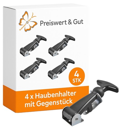 Haubenhalter gummi 115mm - 4x,