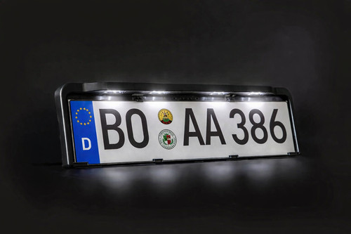 Kennzeichenhalterung mit led - mit,